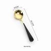 304 Stainless Steel Round Spoon - Coffee, Dessert, Children's Soup, Teaspoon, Household Tableware, Internet Celebrity Round Head Spoon.