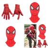 Lebendige Kinder Spiderman Maske Vollkopf Cosplay Mit Weichen Handschuhen Für Halloween Spaß