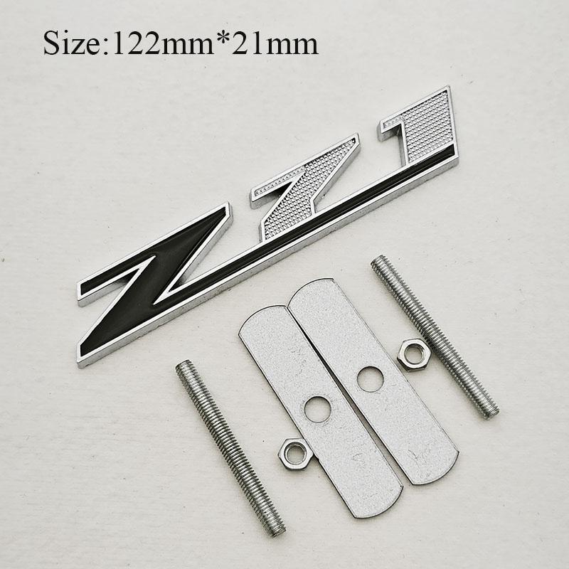 3D Metal Car Styling Logo Z71 OFFRoad Grille Badge Sticker Emblem For Chevrolet Silverado Equinox Colorado Blazer Traverse Tahoe
