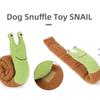 1PC Dog Squeak Toys Pet Sniffing Plush Snails Toys Tibetan Food Molar Puzzle Dog Toys For Grinding Teeth Food Olfactory Training