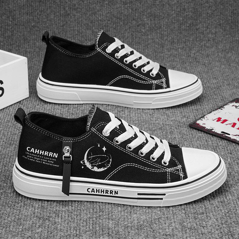 Herrskor i canvas Andningsbara Original Board Shoes Student Klassiska Tygskor Lågskor