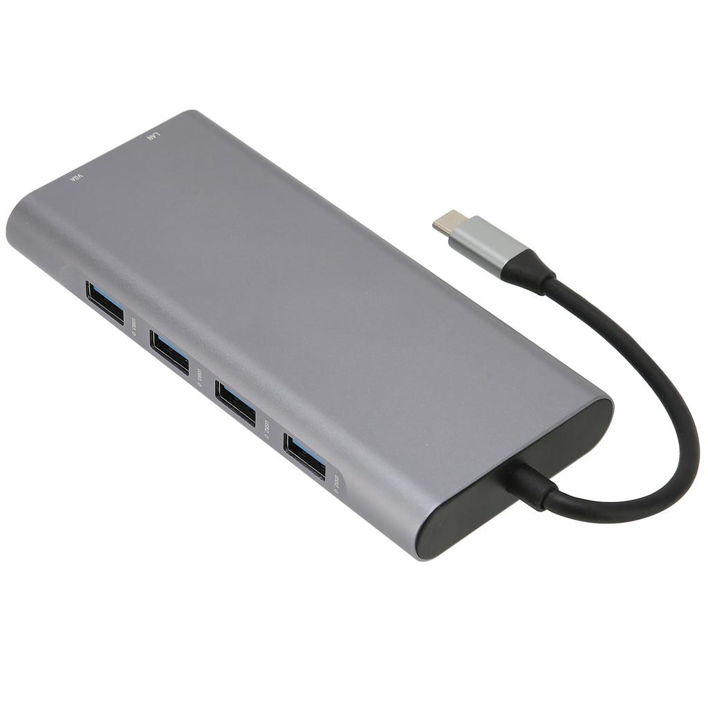 Type C Hub 4K High Definition 5 Gbps Transmission PD Charging Aluminum Alloy Type C Docking Station