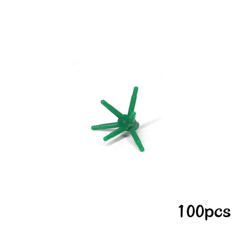 Non-Toxic Moc Building Blocks Plant Bush Tree Flower Grass Diy Buildingparts Creative Bricks 2417 2423 4727 6255 30176 33291 32607 Toys