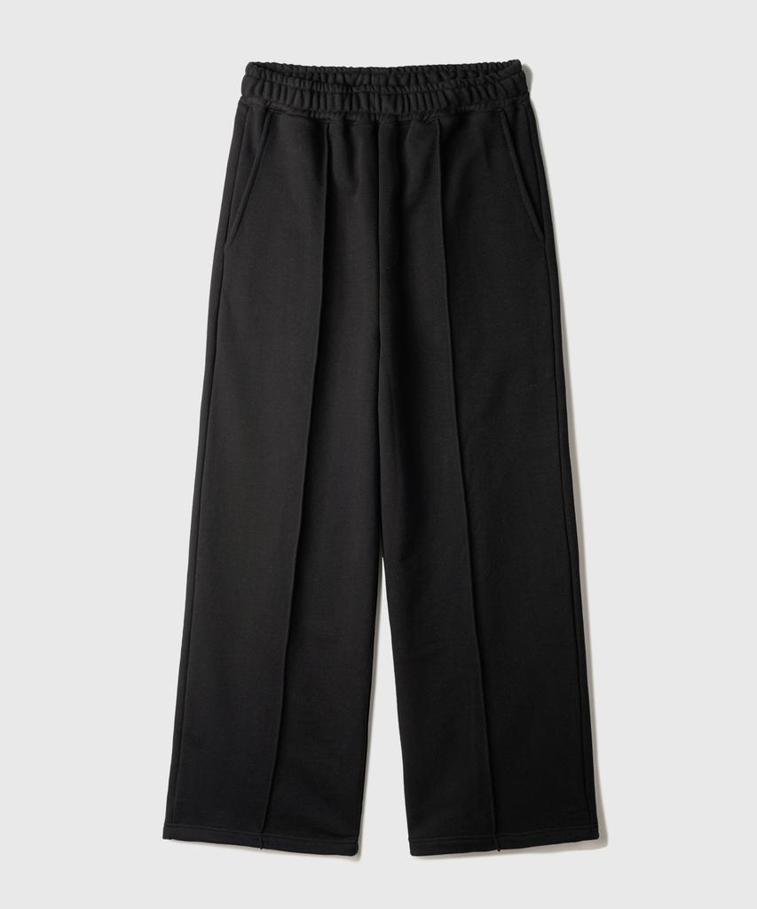 JEMUT Noir Pigment Wide Sweatpants Black Sjlp2655