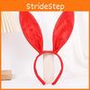 Classic Bunny Ears Headband With Satin Fabric Handmade For Halloween Cosplay Party Dress Up
