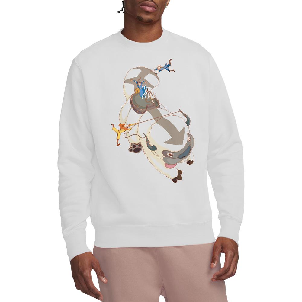 Avatar: The Last Airbender Unisex Adult Hang On Appa Sweatshirt