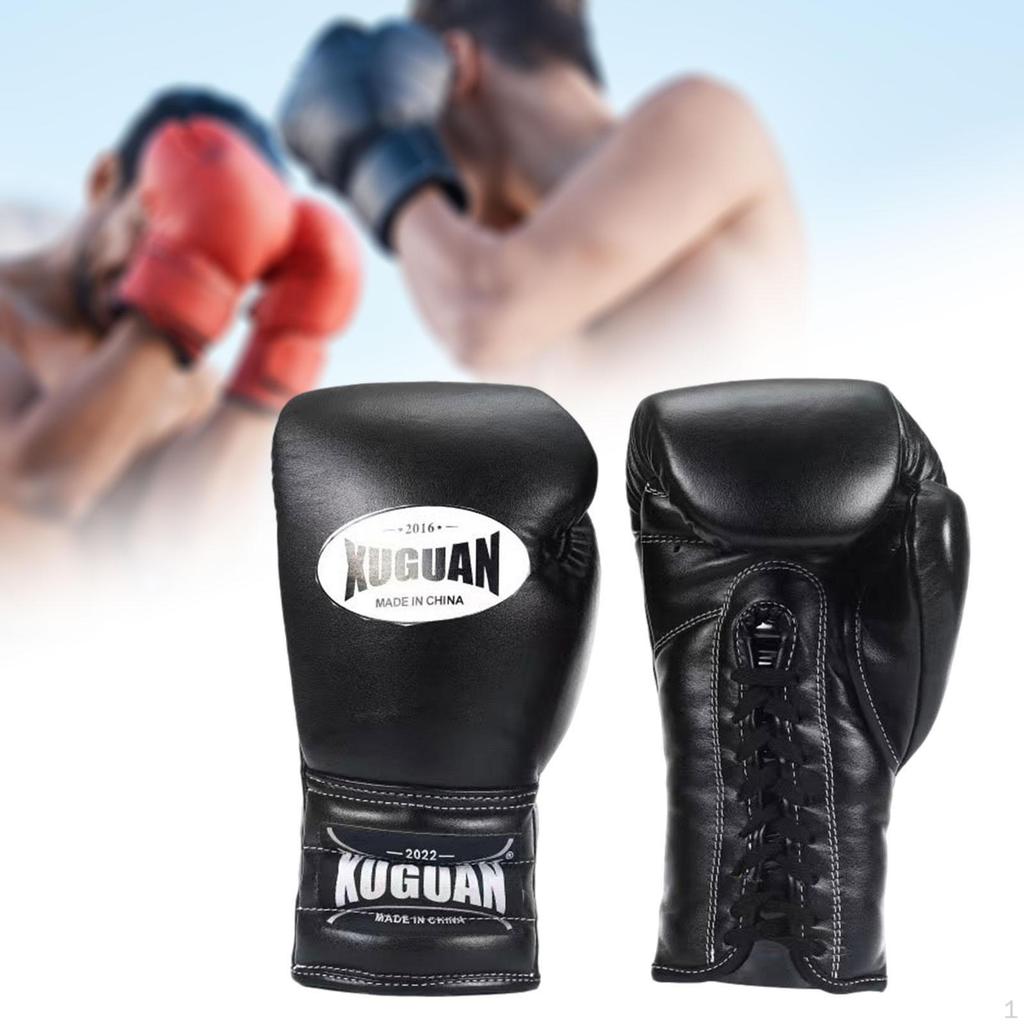 Boxing Gloves Ergonomic Punching Bag Mittens for Fitness Grappling Muay Thai 6OZ