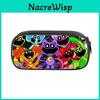 Smiling Critters Cartoon Pencil Case Nylon Kids School Supplies Storage For Children