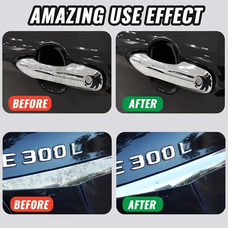New All-in-One Chrome Polish Paste - Multi-Surface Renewal Easy Apply Long-Lasting Shine