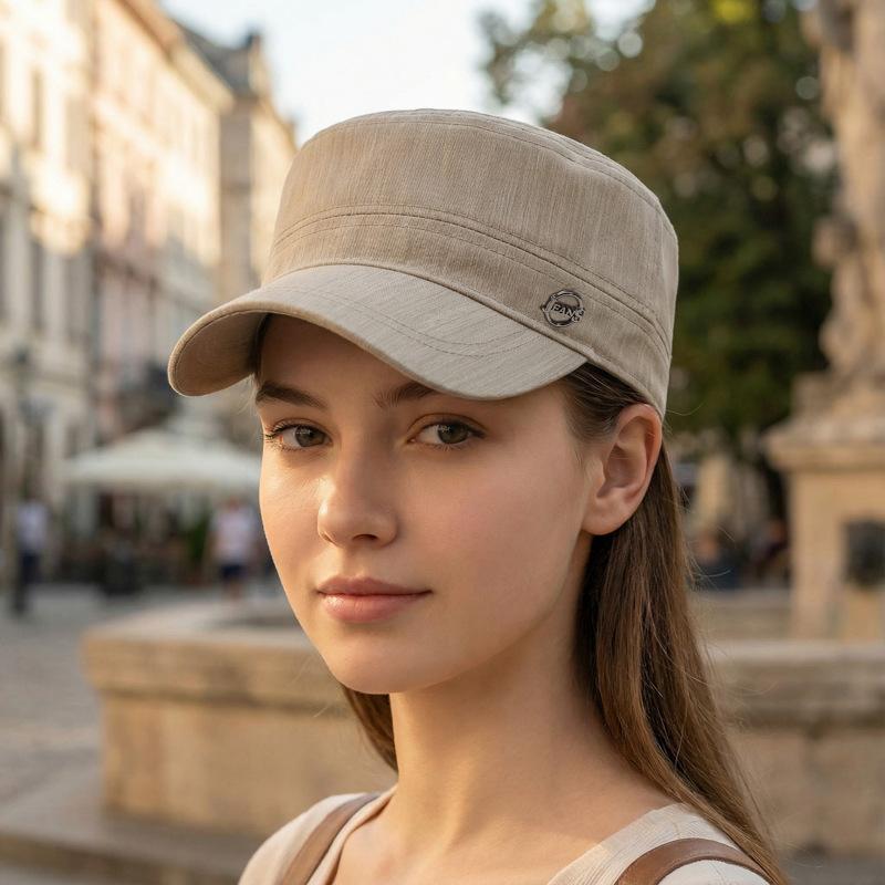 Spring Autumn Men's Retro Flat Cap Middle-Aged and Old People's Cap Outdoor Sun Hat