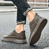 5cm Height Increase Leather Shoes Men Lace Up Invisible Elevator Sneakers Comfortable Casual Walking Shoes Breathable Anti Slip