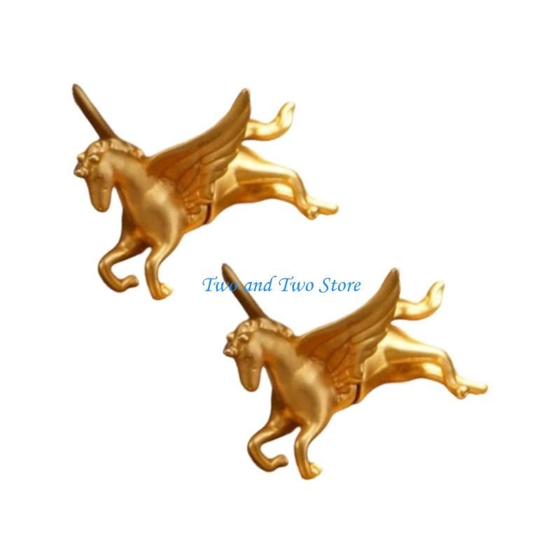 HX6F Artistic Miniature Horse Earrings Comfortable Accessory Perfect For Women Girls