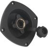 RV Wall Mount Water Inlet Pressure Regulated City Water Entry with Quick Connector ABS Pressure Regulated Entry for Trailer Boat (Black)