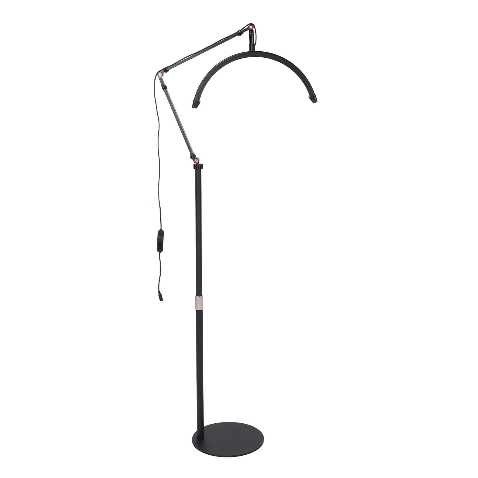 

Светильник в форме полумесяца 3000‑6000 К 20 Вт, черный, в форме полумесяца, с металлической подставкой и зажимом Phobe EU PLUG