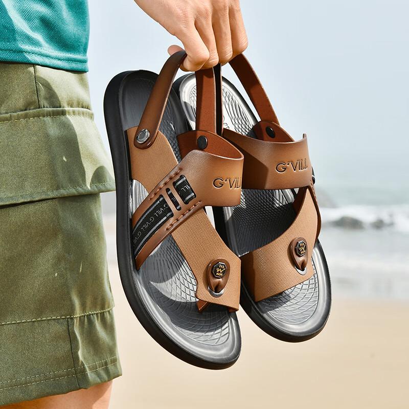 Guizhizhi Men's Cushioned Beach & Casual Sandals