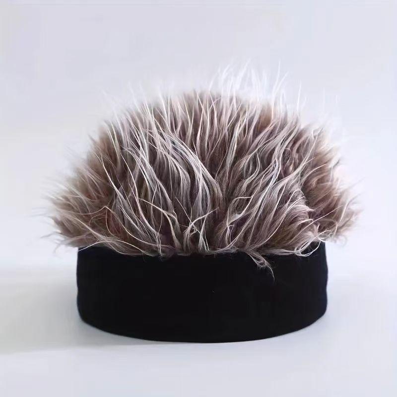 Men's Retro Brimless Knit Hat: Autumn & Winter Trendy Street Style