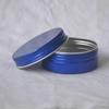 50 Pcs Blue Color 60ml Aluminum Jar 60g Aluminum Tin Container 60ml Cosmetic Jar 60g Cream Jar