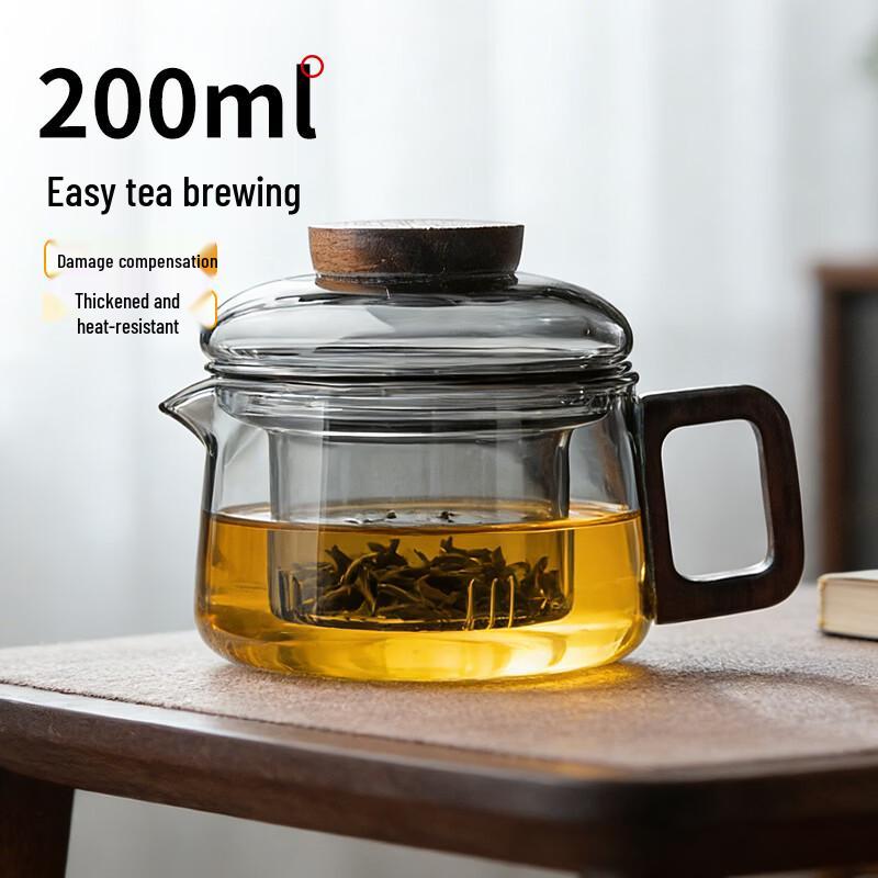 Quandu Heat-Resistant Glass Teapot with Infuser