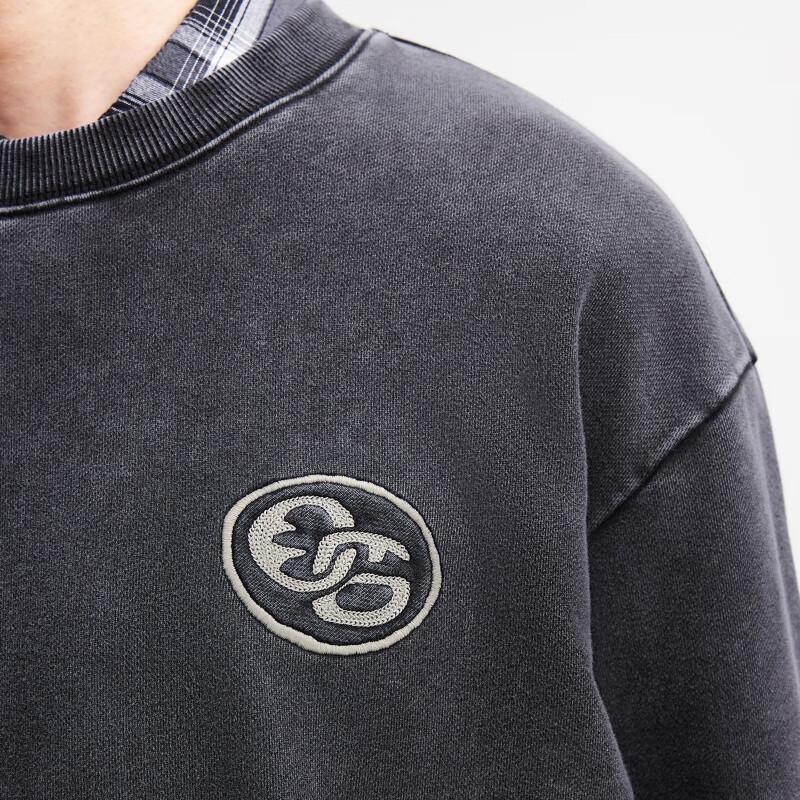 Jack & Jones Men's Patch Embroidery Crewneck Sweatshirt