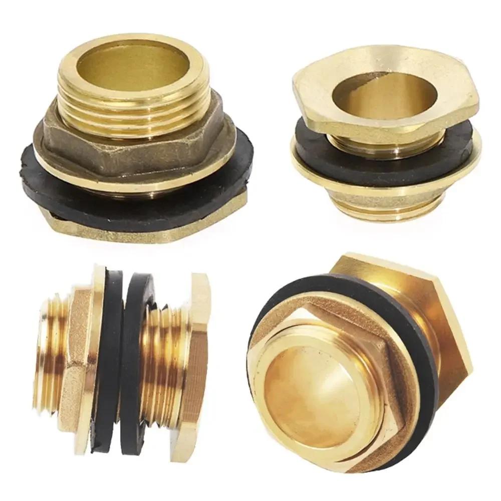 Fitting Nut Pipe Joint Fish Tank Adapter Brass Hose Barb Male Thread Single Loose Key Swivel Coupler Connector Adapter