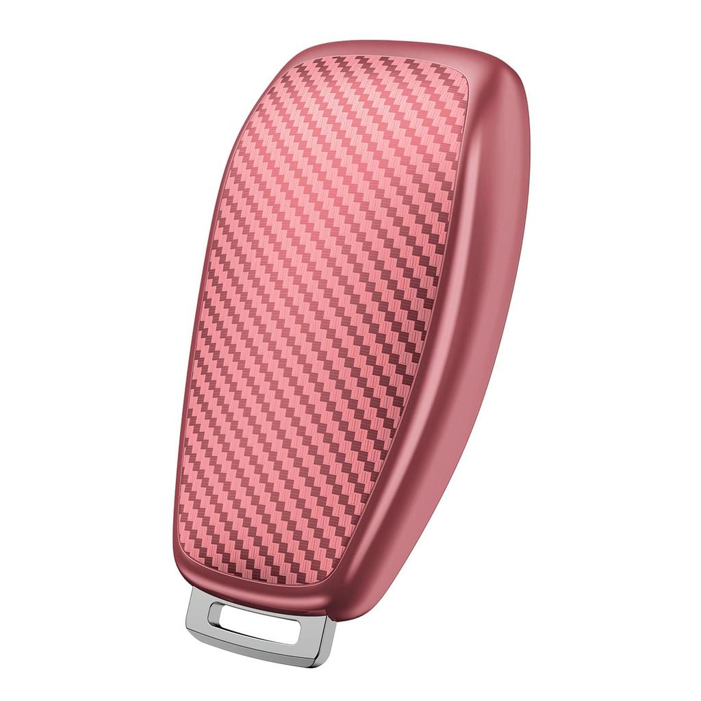 PANPHEN Benz Key Case, Benz Key Cover, Carbon Fiber, 360 Degree Full Protection, Scratch-Resistant,