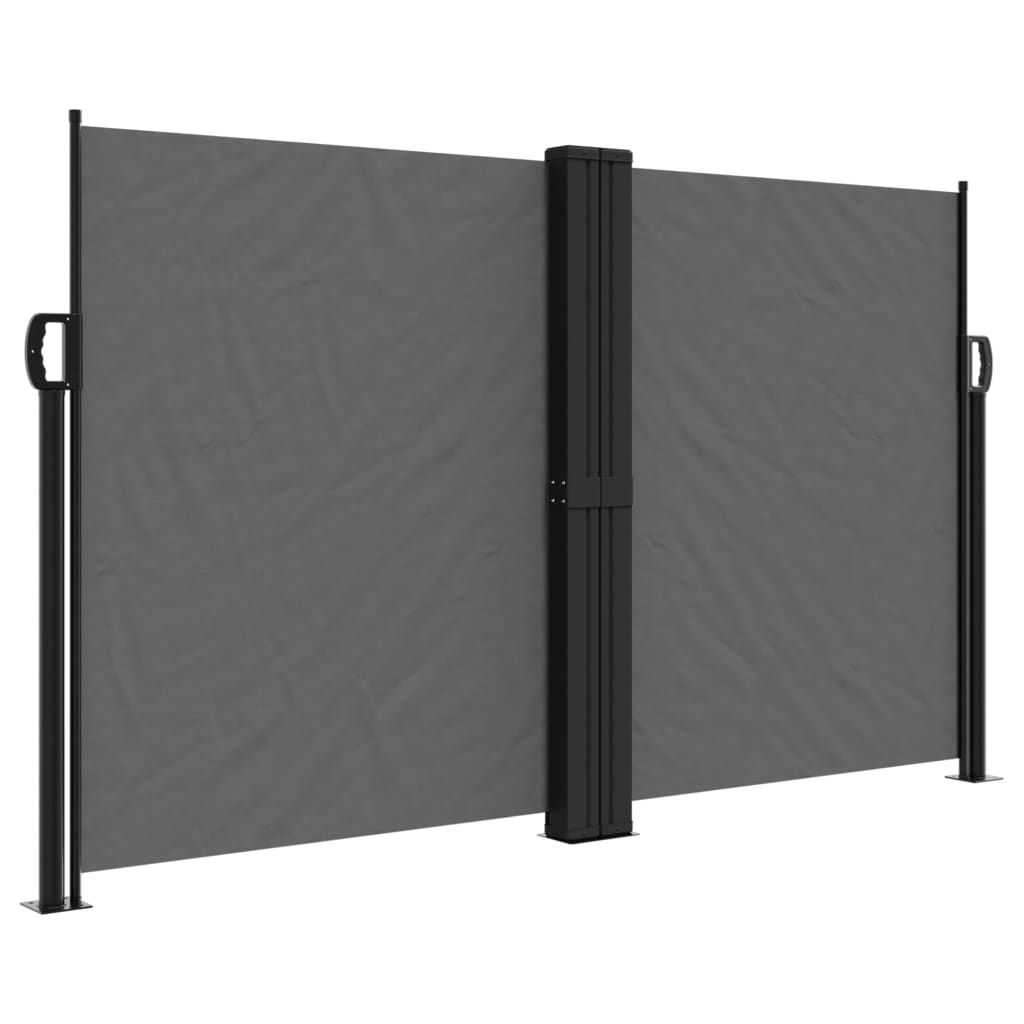 Retractable Side Awning Anthracite 140 x 1000 cm