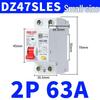Delixi 220V Miniature Air Switch Circuit Breaker 2P with Leakage Protection, 1P+N, 3P, 4P.