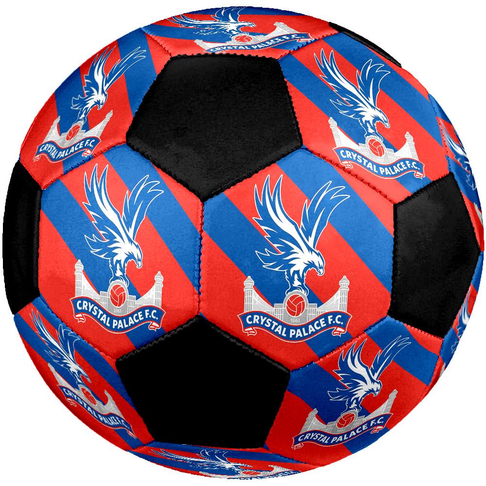 Pallone da Calcio Crystal Palace F.C Colorato Per Tutte le Età Cucito a Macchina PVC Pronto per la Competizione Resistente Alto Rimbalzo.TAGLIA5