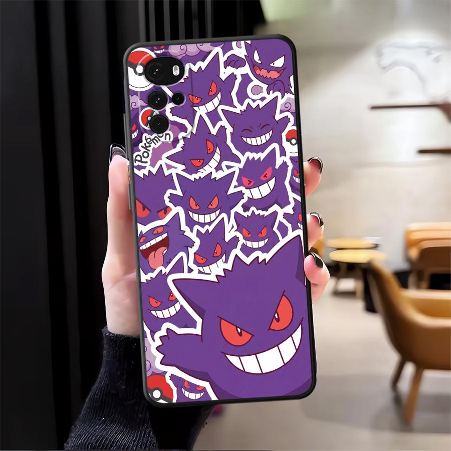 Case for Motorola Moto G52 G22 Edge40 G32 G60s G51 G73 G50 G53 G30 G71 Edge 20 Pro 30 Lite Phone Cover Hot Pokemon Gengar