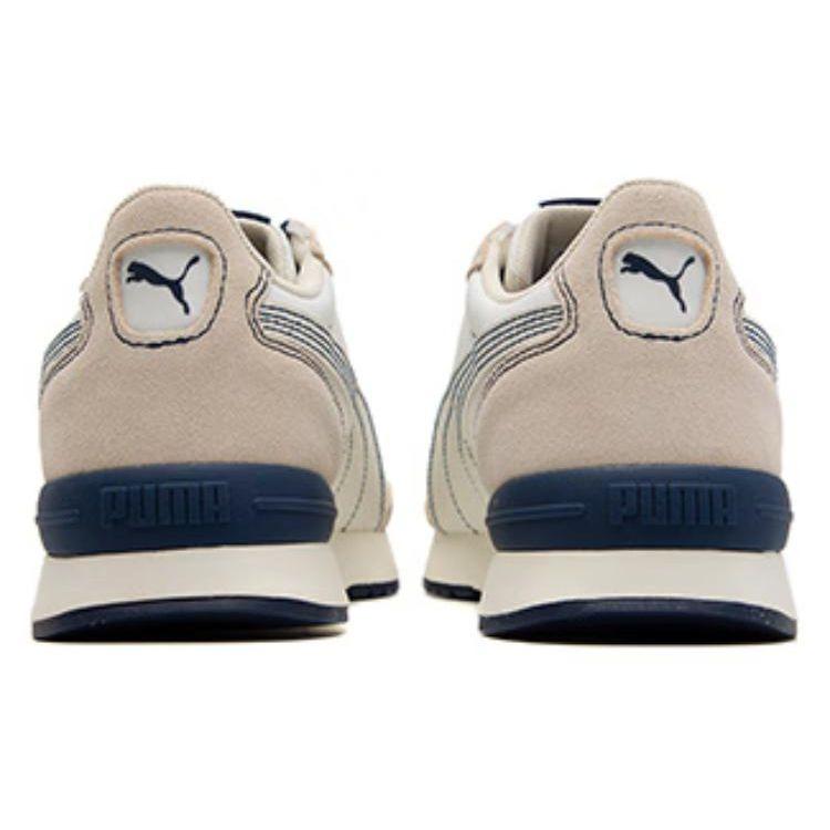 Puma Slip Resistant Durable Low Top Skate Shoes Unisex Sneakers Off-White 392899-04