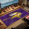 Minnesota Vikings Logos Color Mouse Pad Large Gaming Table Cushion Non-slip Laptop Tablet Big Mousepad XXL Mat Mini PC Playmat With Lock Edge