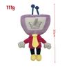 Deltarune Rosa Katze Stofftier Plüschtier Spiel Merchandise Rosa Katzenohren Anime Sitzendes Plüschtier Rosa Kleid Faltenrock Halloween
