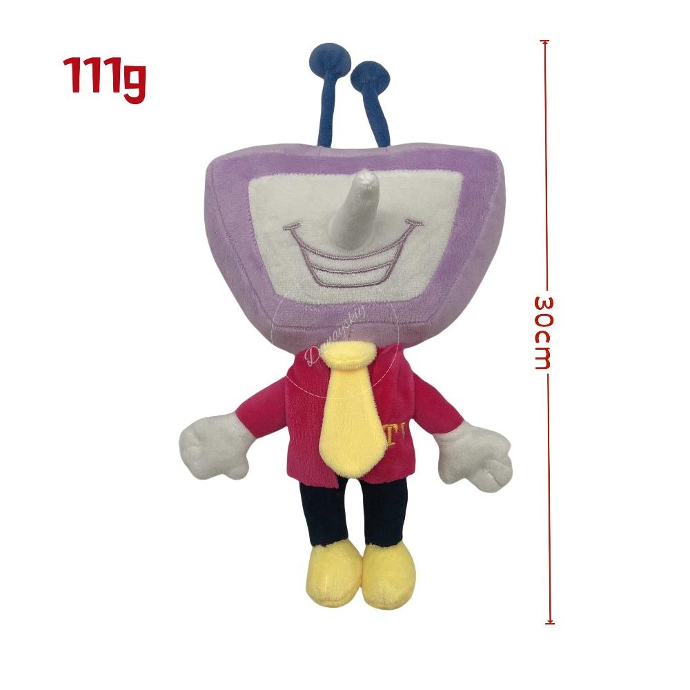 Deltarune Rosa Katze Stofftier Plüschtier Spiel Merchandise Rosa Katzenohren Anime Sitzendes Plüschtier Rosa Kleid Faltenrock Halloween