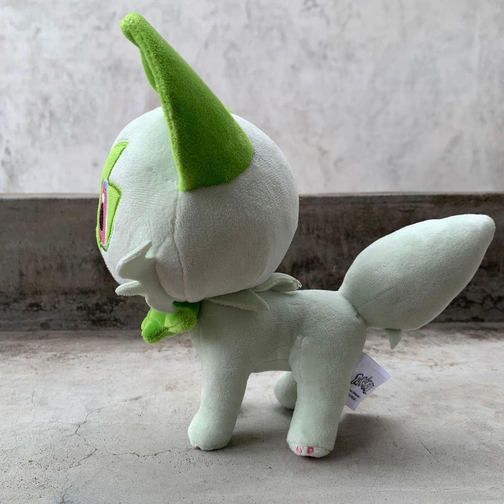 Kawaii Anime Pluszowa 20 cm Sprigatito Pluszowe Zabawki Anime Miękka Wypchana Lalka Wysokiej Jakości Prezenty dla Dzieci Pluszowe Halloween