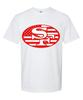 SAN FRANCISCO 49ERS AMERICAN FLAG LOGO T SHIRTS IN STOCK SM-4XL! Unisex T-Shirt
