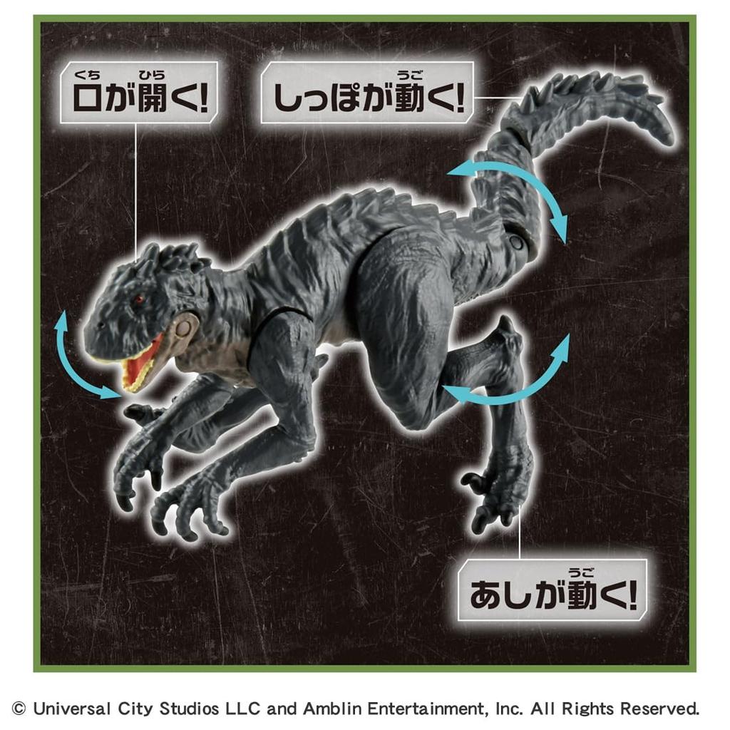 Takara Tomy Ania Jurassic World Scorpius Rex Dinosaur Toy for Ages 3 and Up