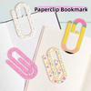 4pcs Classroom Theme Paperclip Bookmark Acrylic Notebooks Paper Clips  Note Decor