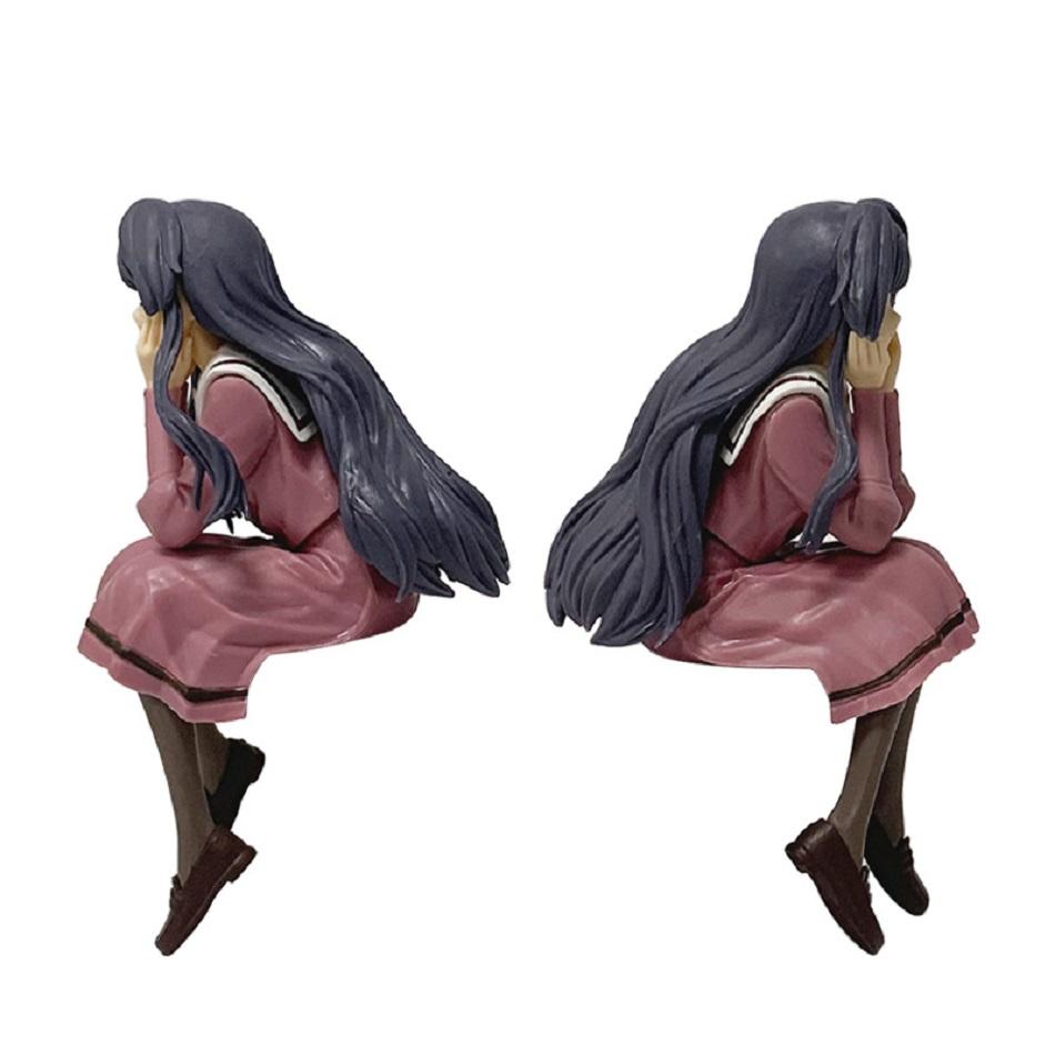 14Cm The Fragrant Flower Blooms With Dignity Anime Figure Kaoruko Waguri Noodle Stopper Figurine Desktop Model Collection Toys