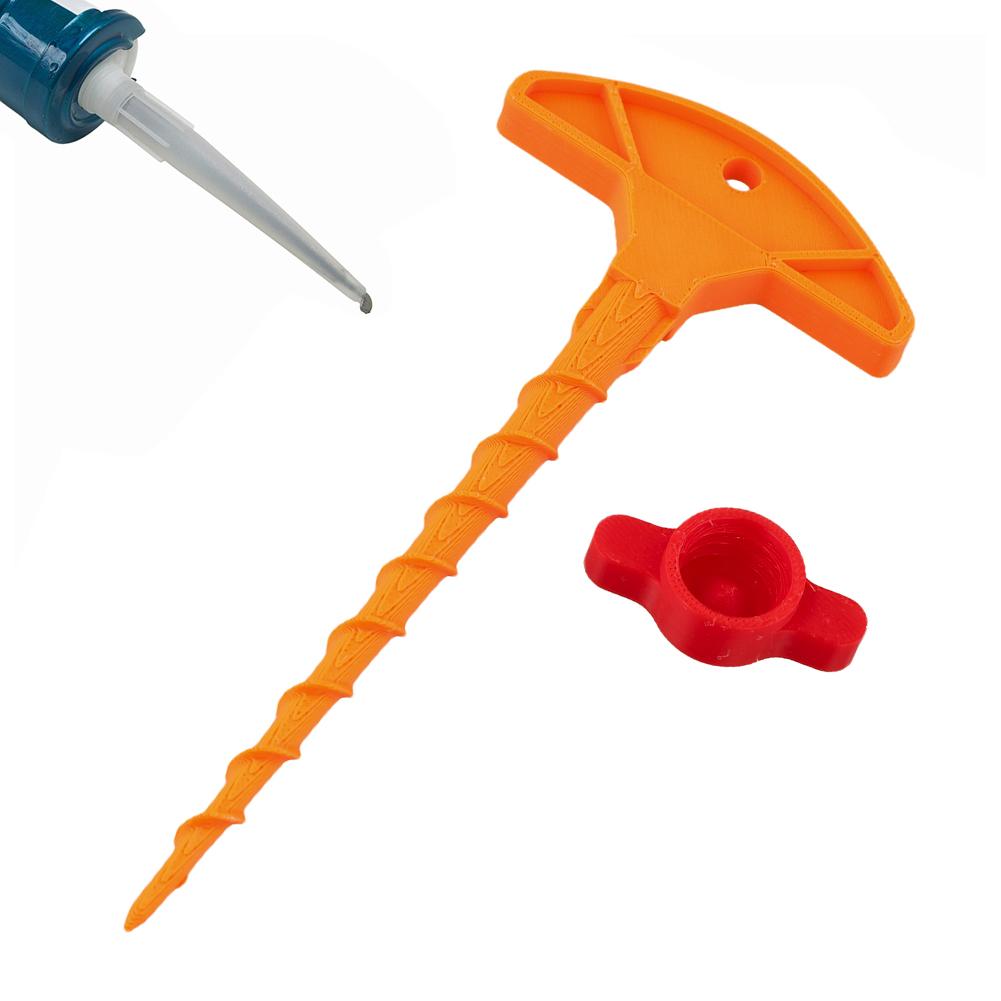 1pc Glass Glue Sealing Cap Nozzle Cleaning Tools Portable Glass Caulk Tubes Prevents Drying Sealant Nozzle Dredge Tools