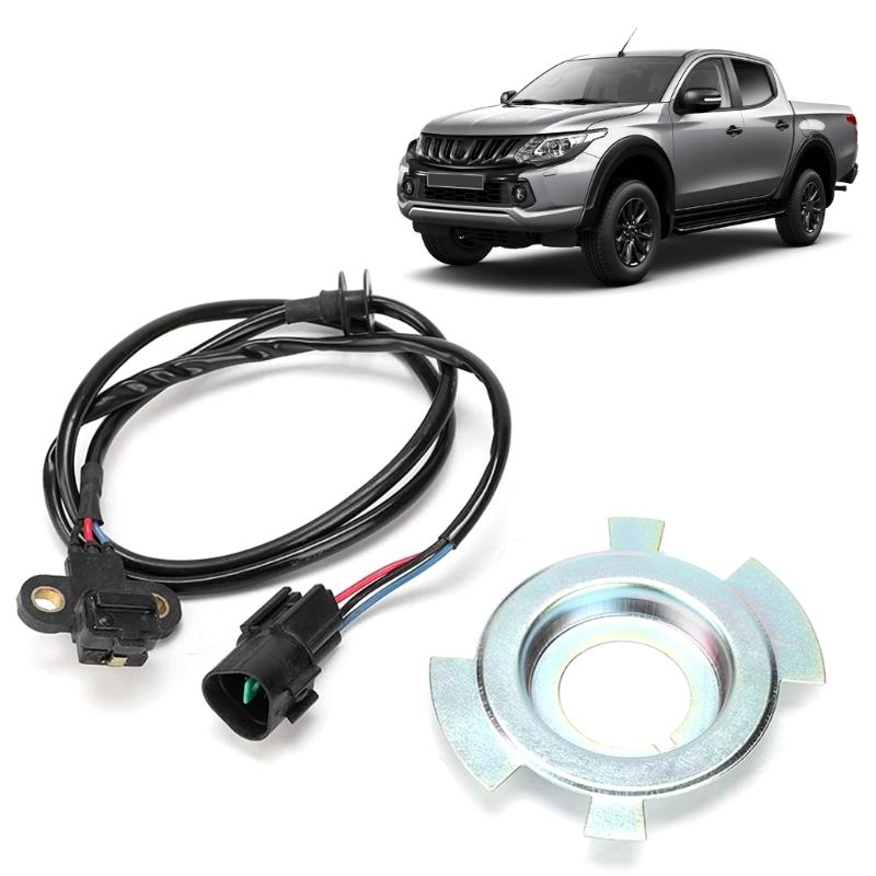 Crank Angle Sensor MD348238 MD342826 for L200 1996-2007 Replacement Crank Position Sensor with Vane Plate