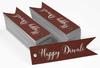 Inkdotpot Pack Of 100 Happy Diwali Favor Paper Tags Craft Real Gold Foil Hang