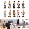 Professional People Figures Painted Exquisite Sculpture for Bedroom Bookcase