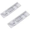 2X New 3D Zinc Allov Glossy V6T Emblems Badge Car for Hood Truck Door Side Fender Rear Trunk Emblem Badges Decoration Sticker(Silver)