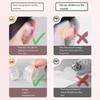 Fashion Style Ear Cuff Clear Not Piercing Earrings Acrylic Ear Clip Flexible Earwear Suitable for Fashion Lovers Present