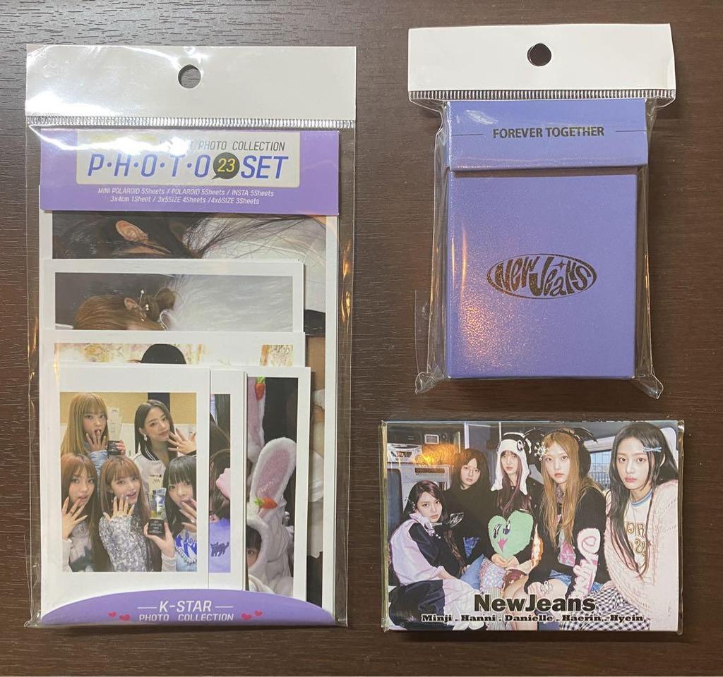 [USED] NewJeans 3-piece set (mini memo pad, photo set, stickers & memo paper)