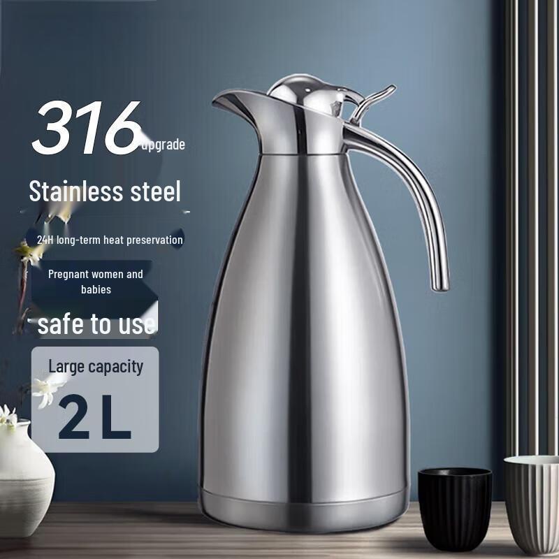 Dinghong Large Capacity Glass Desktop Thermos Flask