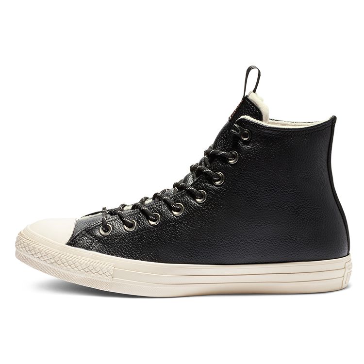 

Черные кожаные кроссовки унисекс Converse Chuck Taylor All Star Hi Driftwood 162386C