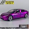 1:32 Model 3 Mid-size Luxury Sedan Alloy Metal Diecast Model Car Simulation Miniature Holiday Present & Home Trendy Ornament Toy