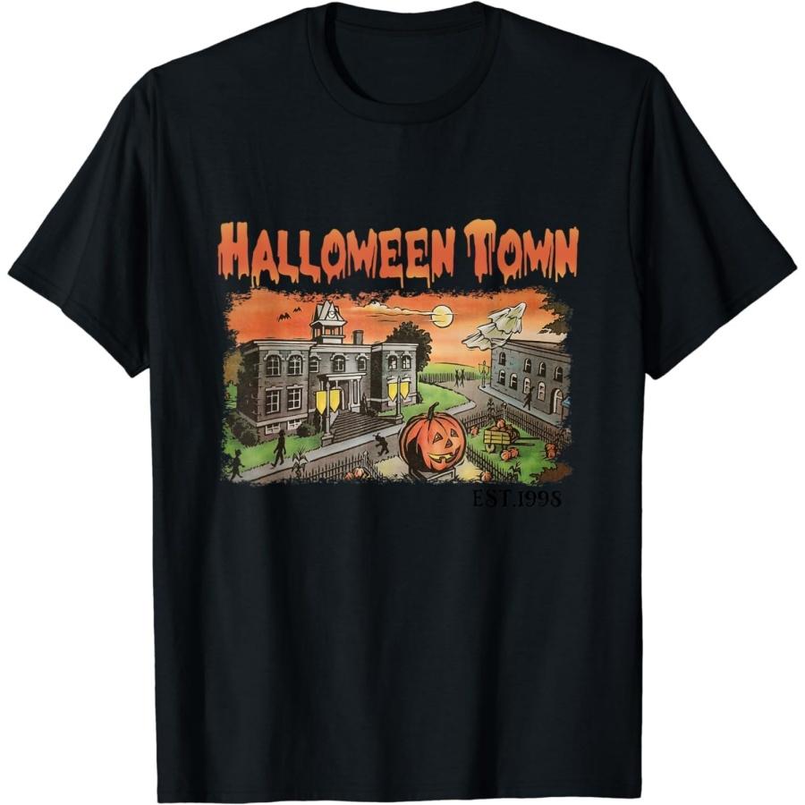 Halloween Town EST 1998 Halloween Party Cute Halloween T-Shirt S