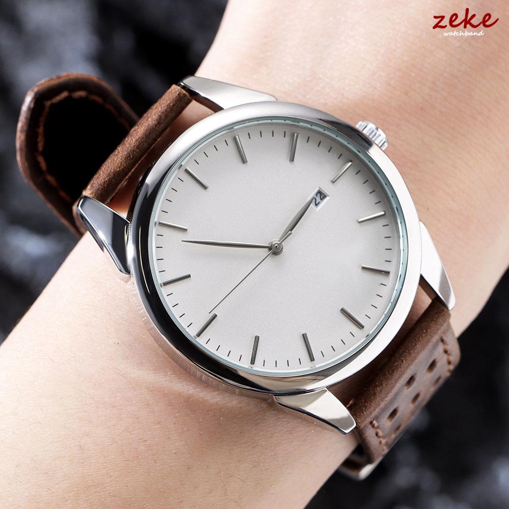 Universal Genuine Cowhide Watch Band Butterfly Buckle Vintage Straps for Men Women Breathable Bracelet Belt 18/20/22mm Wristband